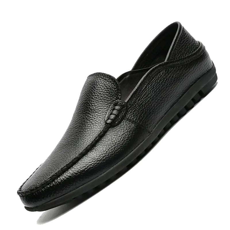 Men's Casual Genuine Leather Slip-On Loafers