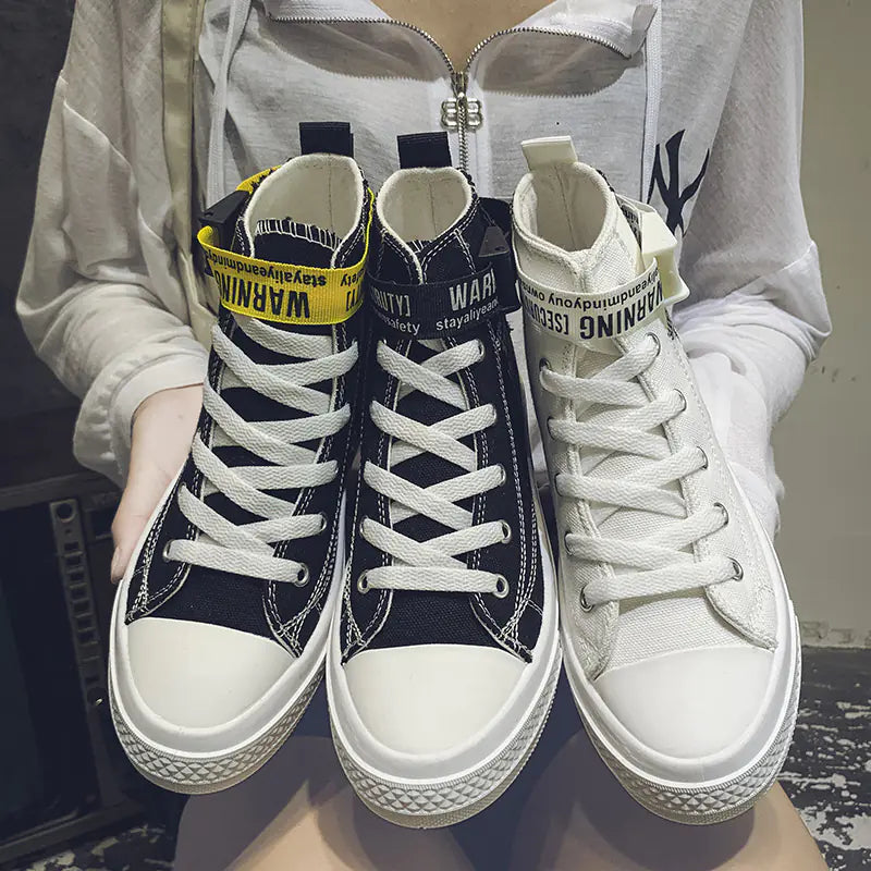 Autumn Canvas High-Top Sneakers
