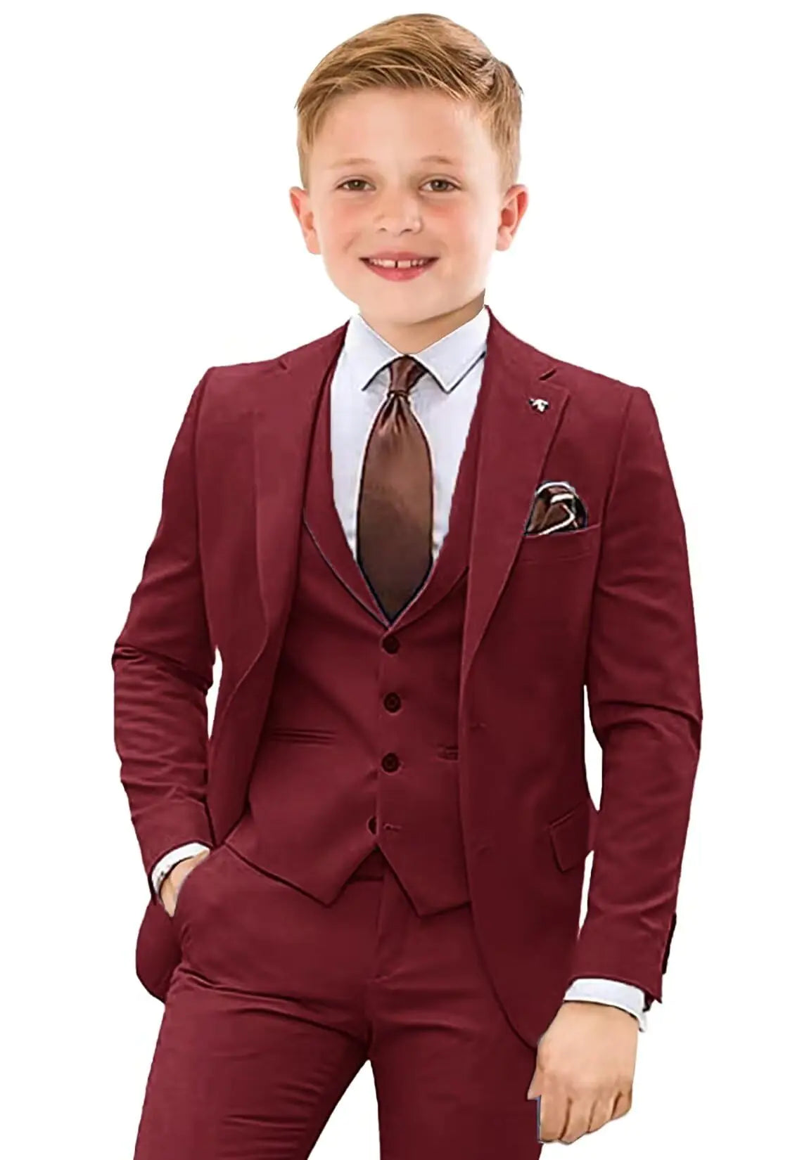 3-Piece Boys Formal Suit Set