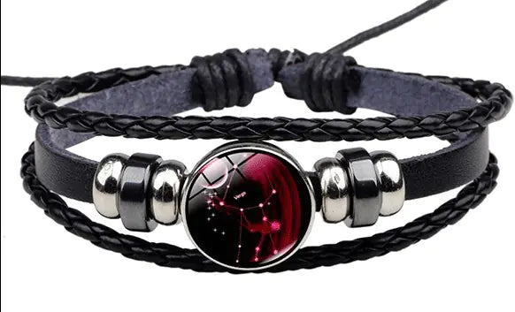 Zodiac Bracelet for Men and Women - Glow in the Dark