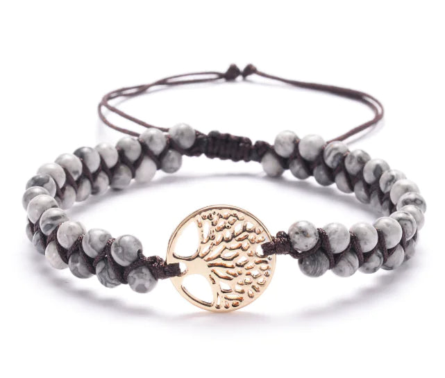 Tree of Life Woven Couple Bracelet