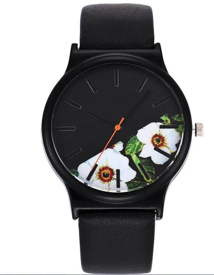 Artistic Floral Quartz Watch