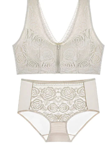 Charlotte Plus Size Wireless Bra and Panty Set (One Set)