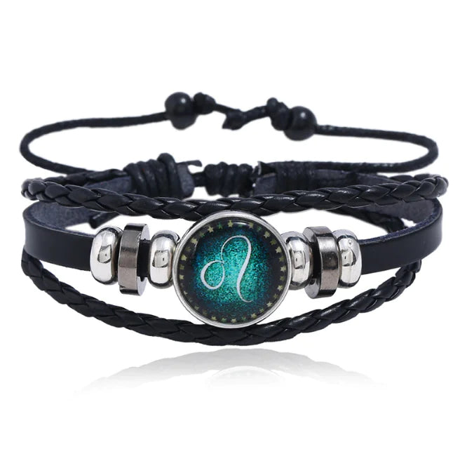 Zodiac Bracelet for Men and Women - Glow in the Dark