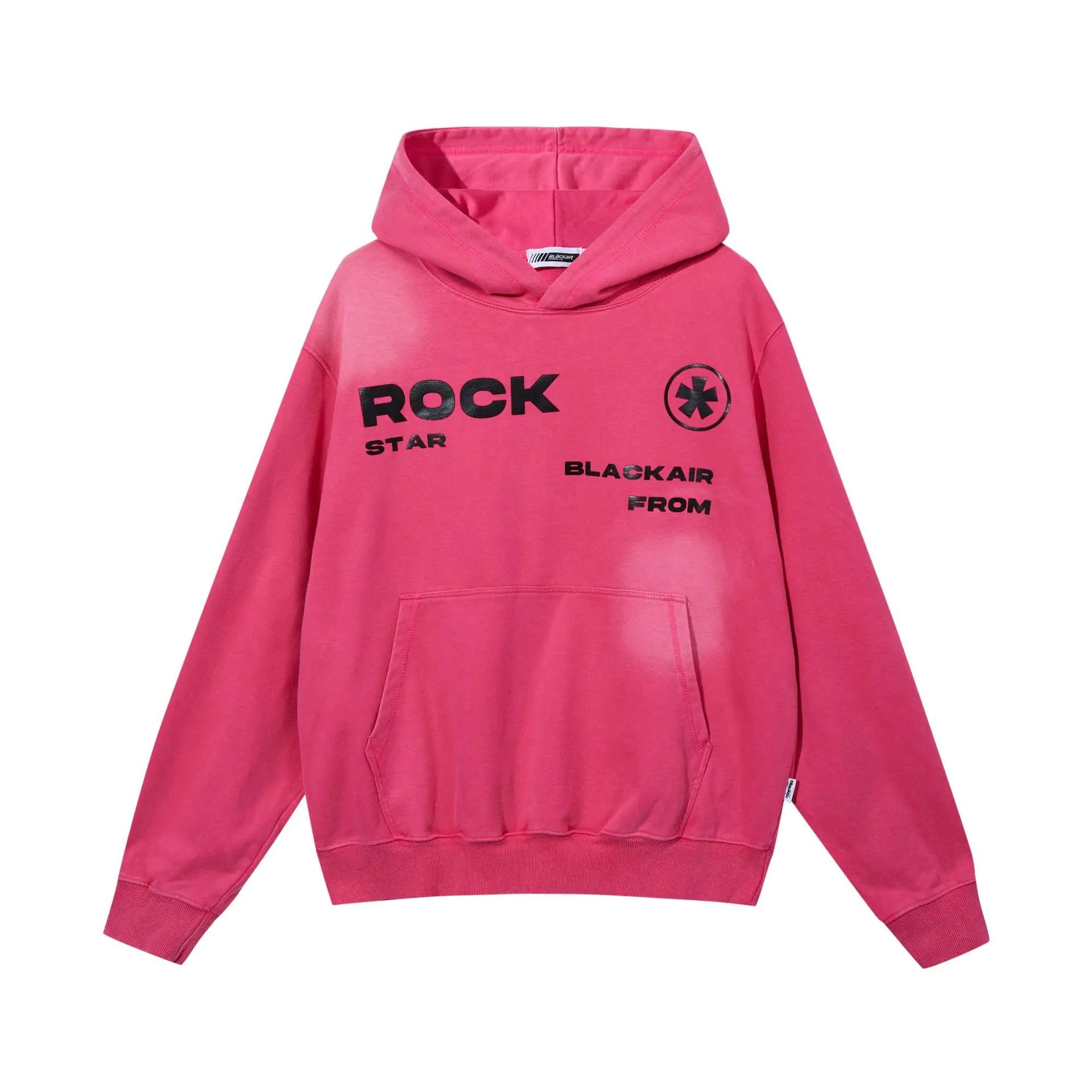 Multicolor Washed Letter Sweater - Heavy American Style