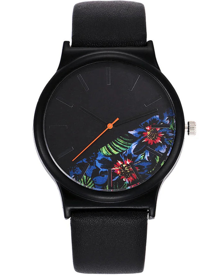 Artistic Floral Quartz Watch