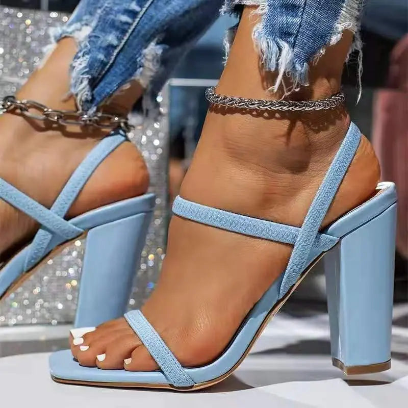 High Heel Fish Mouth Toe Ladies Sandals