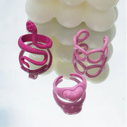 Creative Fashion Metal Serpentine Ring Set