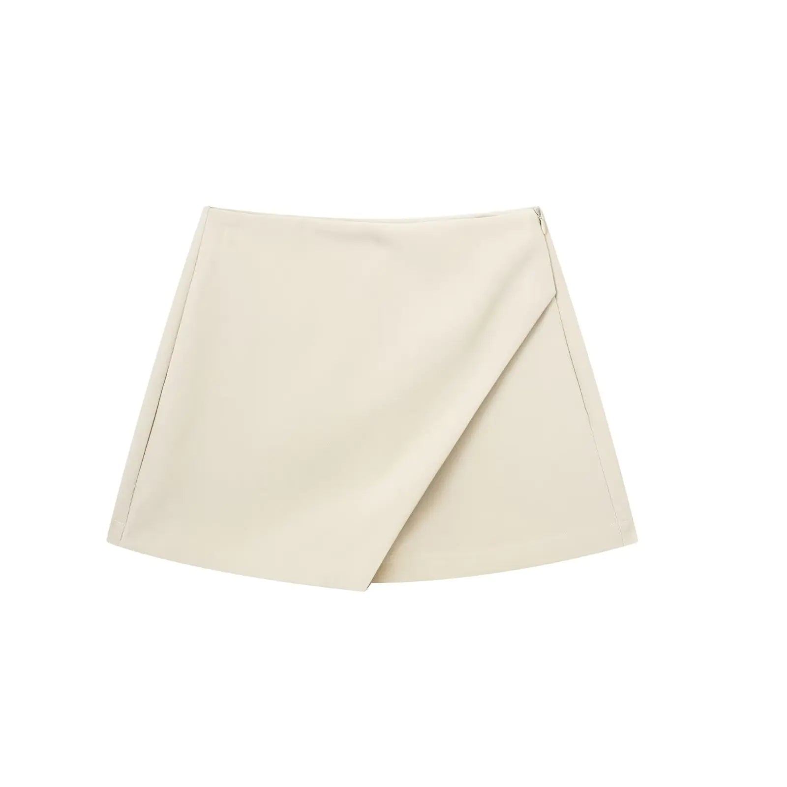 Women's Solid Color Asymmetric Half-body Skirt