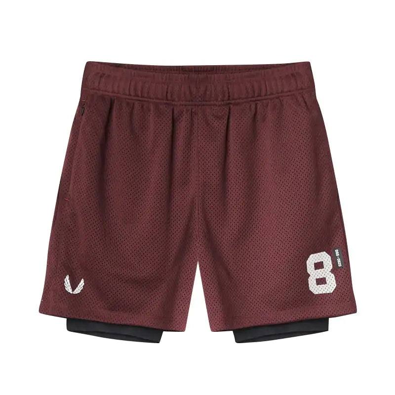 Men's American Style Marathon Running Shorts Anti-Glare