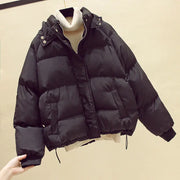 2023 Women's Short Loose Puff Jacket with Thick Cotton