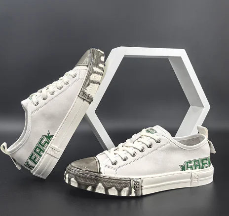 Men's Casual Breathable Canvas Sneakers - Summer Style