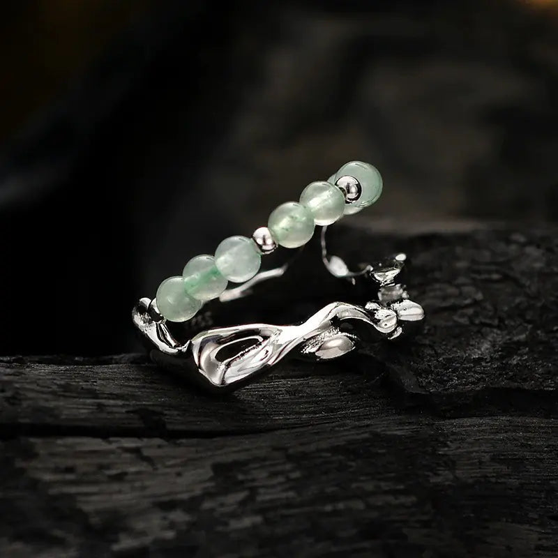 Bamboo Texture Ring for Women