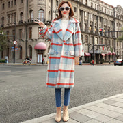 Long Women's Woolen Coat