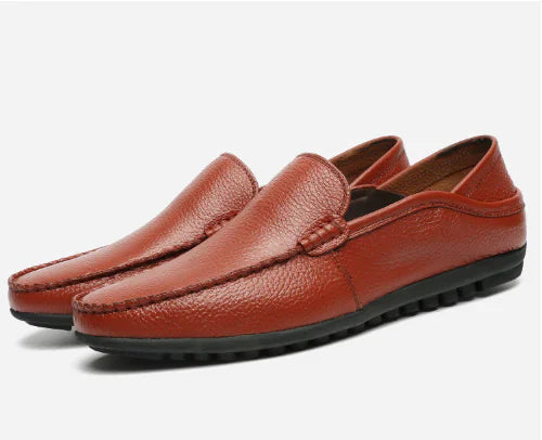 Men's Casual Genuine Leather Slip-On Loafers