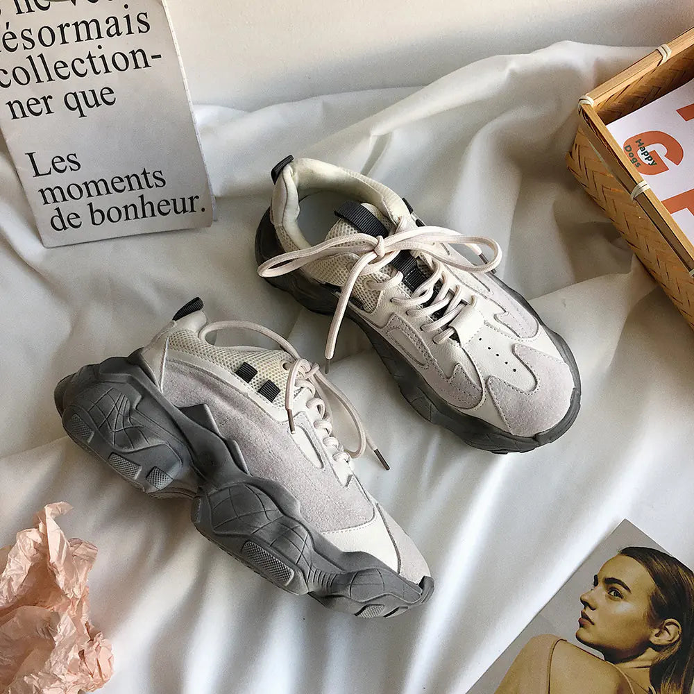 Platform Sponge Cake Dad Sneakers