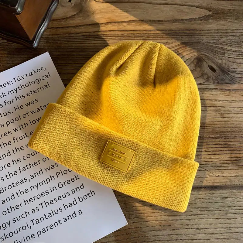 Cozy Letter Beanie