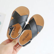 Kids' Summer Non-Slip Cross Sandals with Velcro