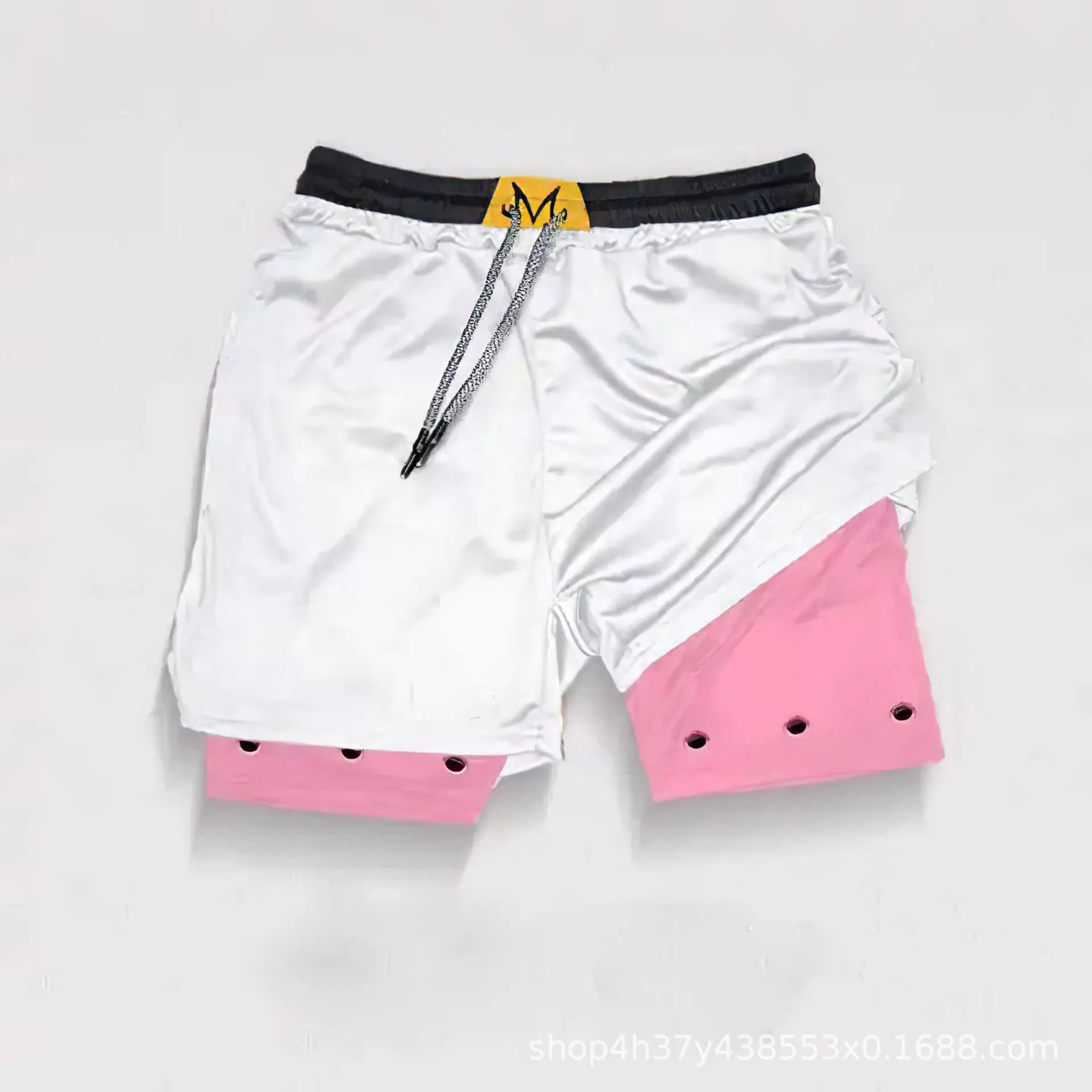 Men's Sporty Double-Layer Breathable Workout Shorts