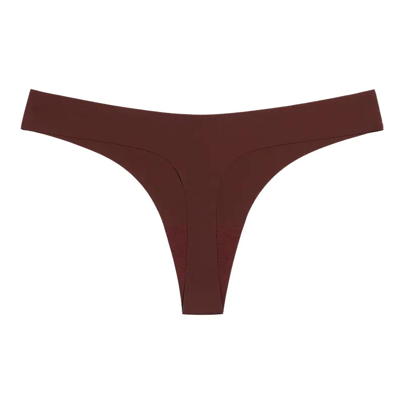 Seamless T-Back Women's Underwear with Cotton Crotch