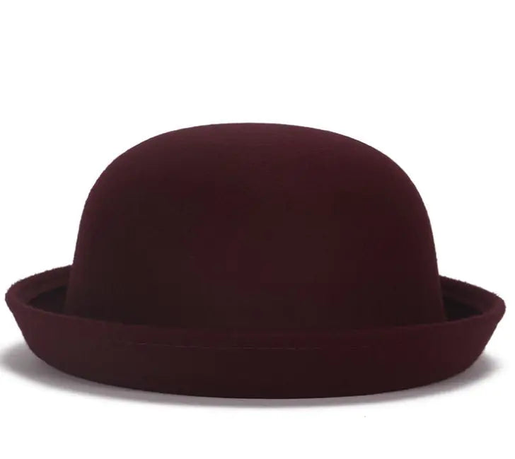 Wool Felt Hat - Vintage British Autumn Women's Hat