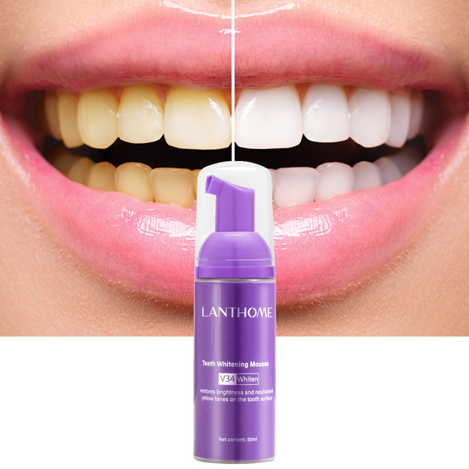 V34 Teeth Whitening Mousse