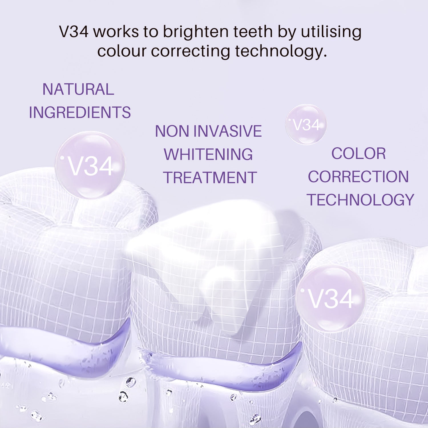 V34 Teeth Whitening Mousse