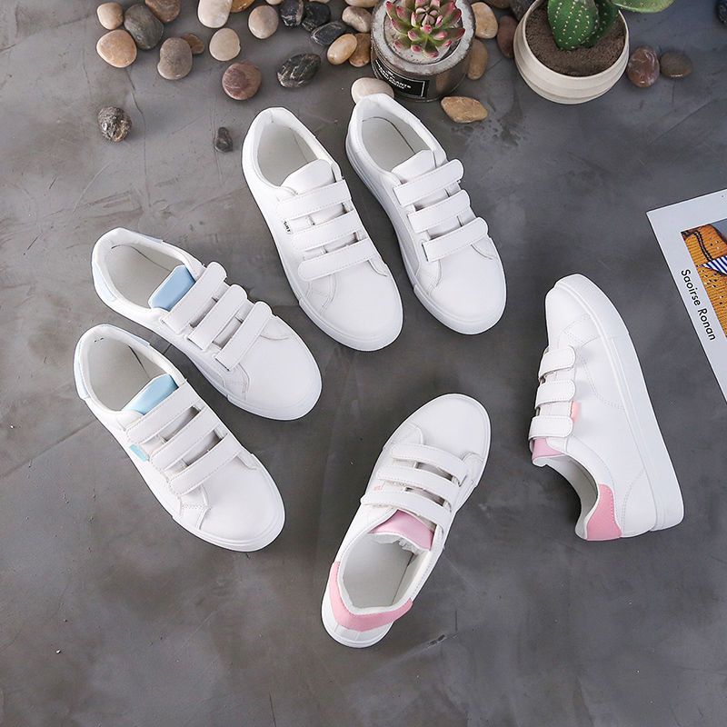 New Korean Style Casual White Sneakers for Girls