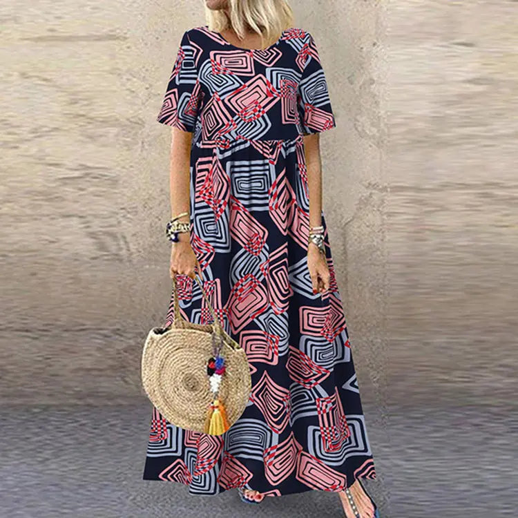 Plus Size Summer Holiday Dress for Women