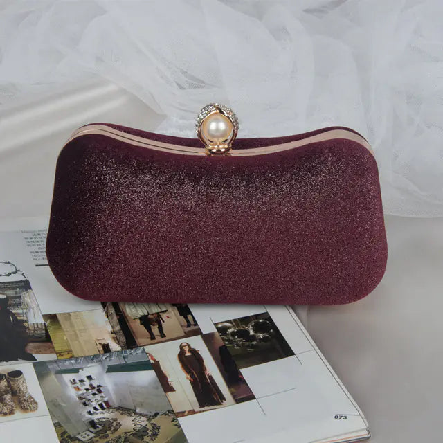 Verde Luxe Plush Contemporary Shoulder Bag