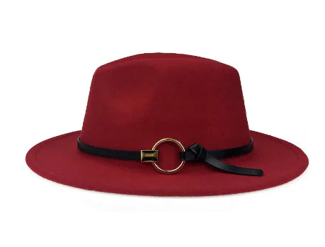 Fashionable Wide Brim Jazz Hat for Men - Wool