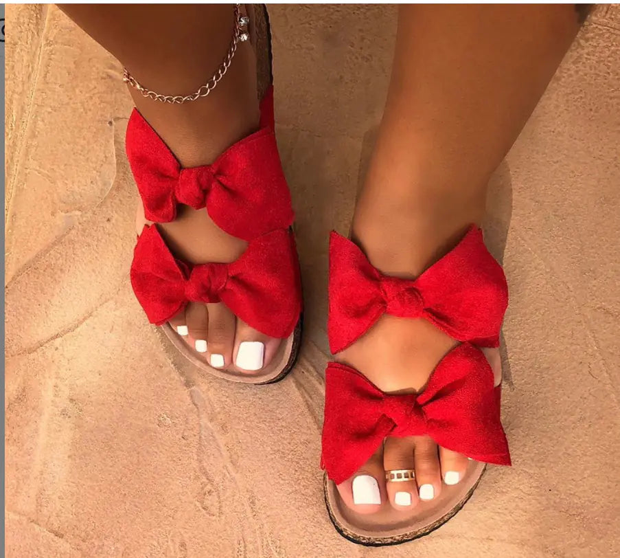 Bow Flat Beach Sandals and Slippers