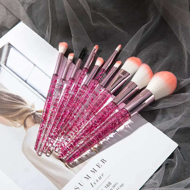 Professional 10-Piece Makeup Brush Set