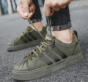 Men's Stylish High-Top Casual Sneakers with Thick Sole