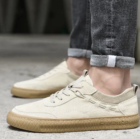 Retro Stylish Low-Top Suede Sneakers