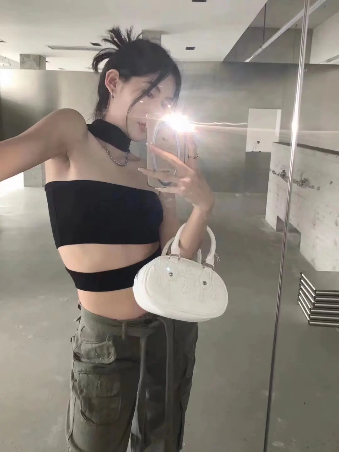 Sweet Spicy Strapless Black Summer Top for Women