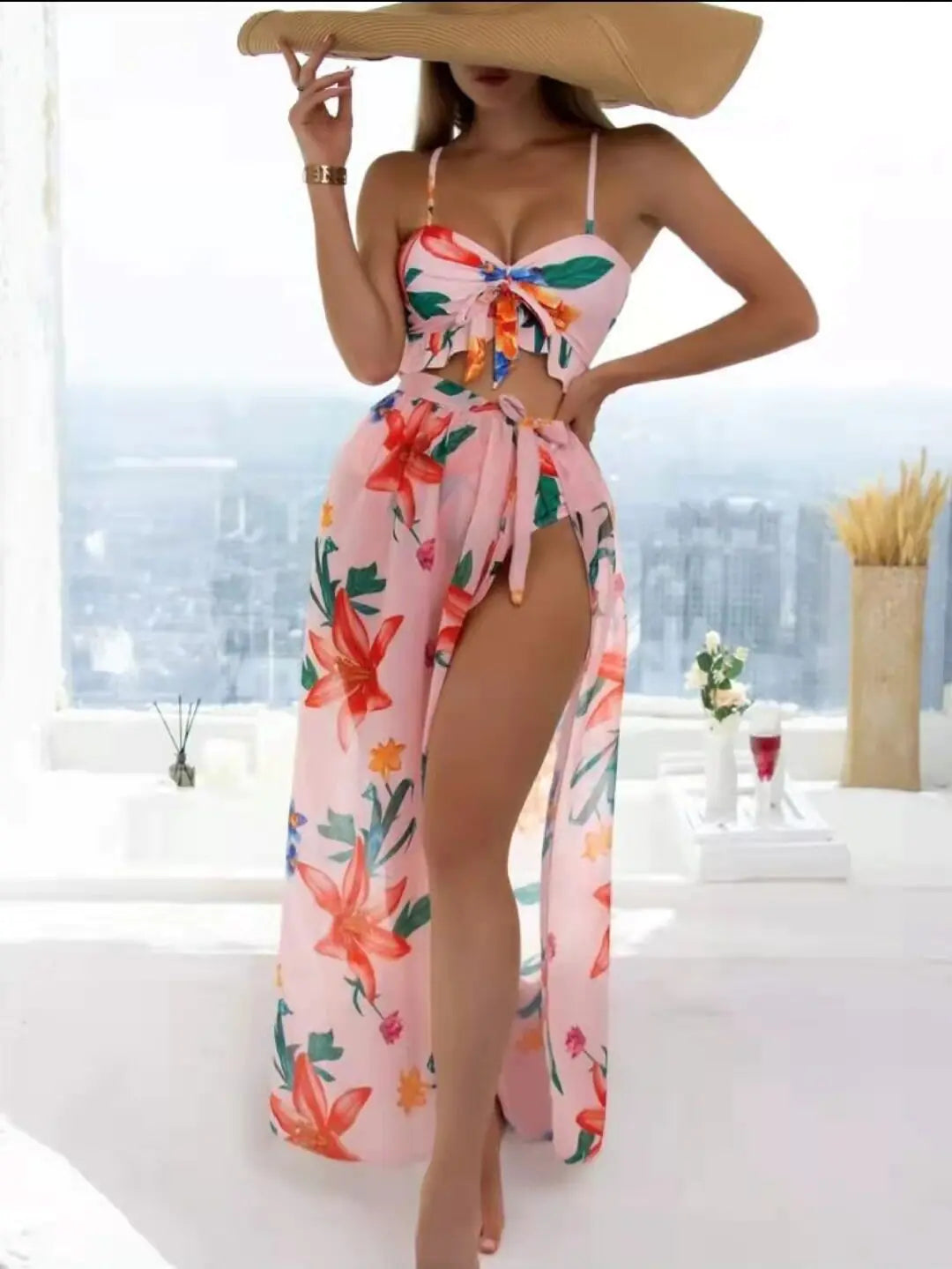 High-Waisted Sexy Bikini Swimsuit