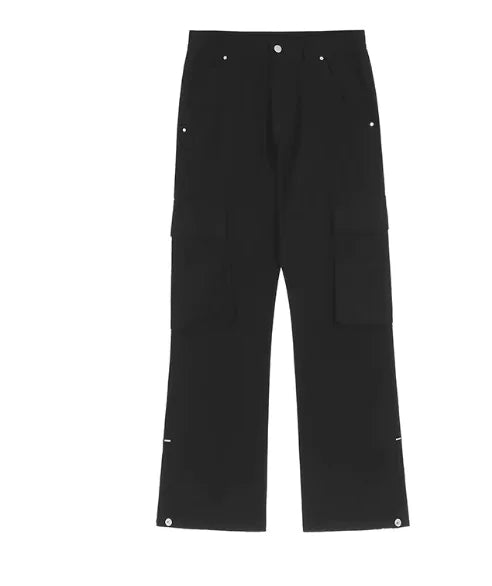 Snap Cargo Pants - Versatile Utility Fashion Wear