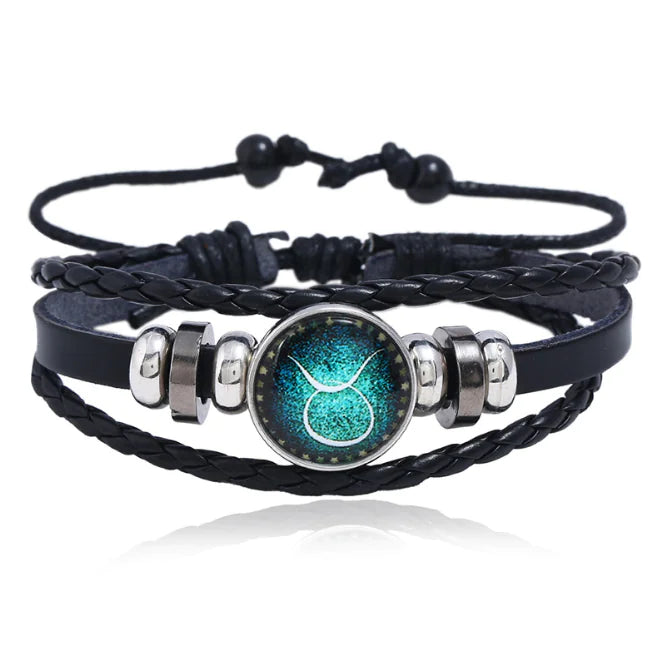 Zodiac Bracelet for Men and Women - Glow in the Dark