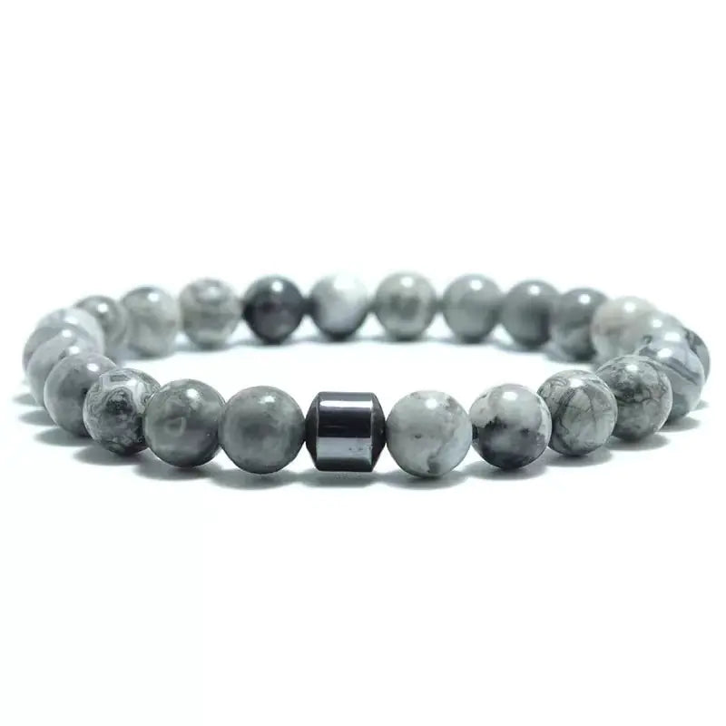 Natural Stone Beaded Bracelet