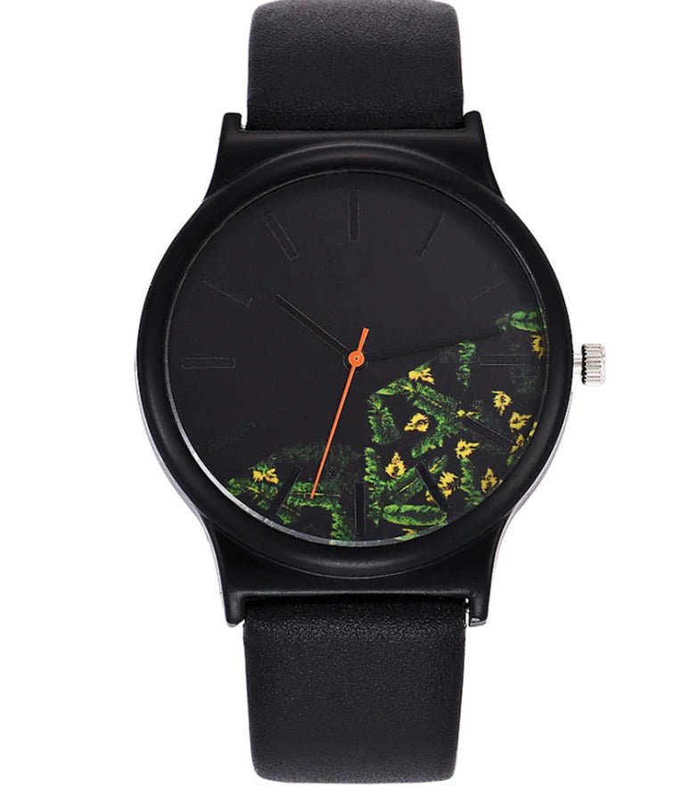 Artistic Floral Quartz Watch