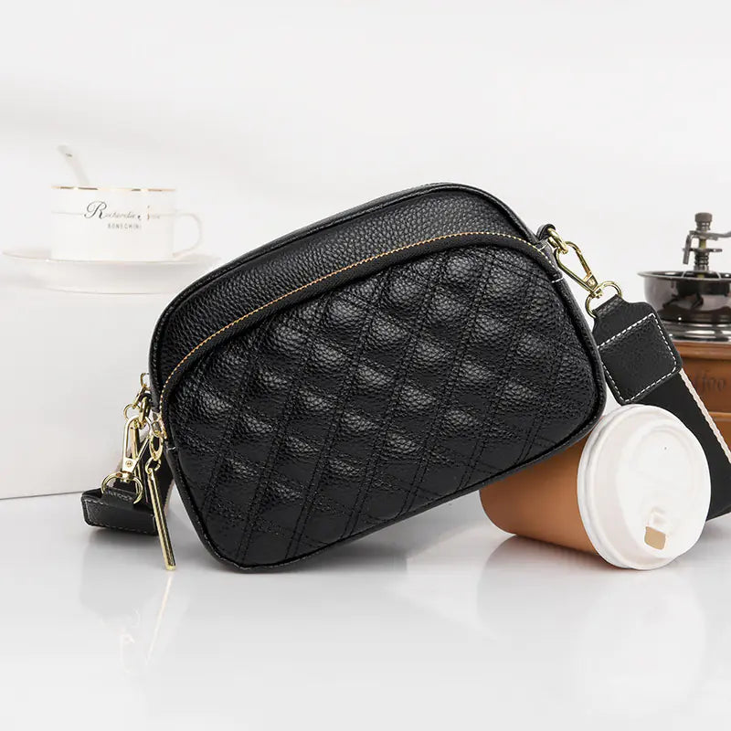 2024 New Women's Leather Quilted Shoulder Bag