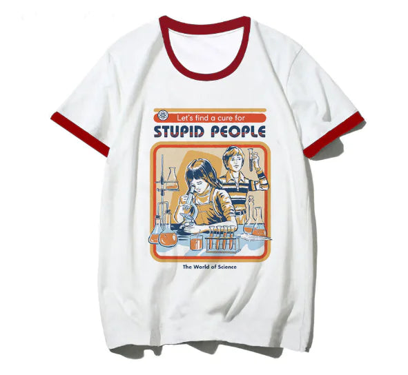 Evil Power Contrast Short Sleeve T-Shirt for All