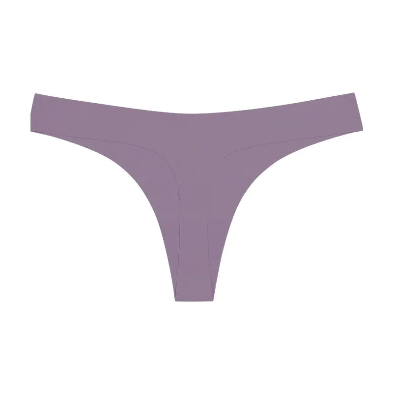 Seamless T-Back Women's Underwear with Cotton Crotch