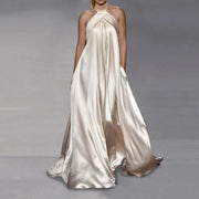 Solid Color Big Hem Dress in Fashion Style