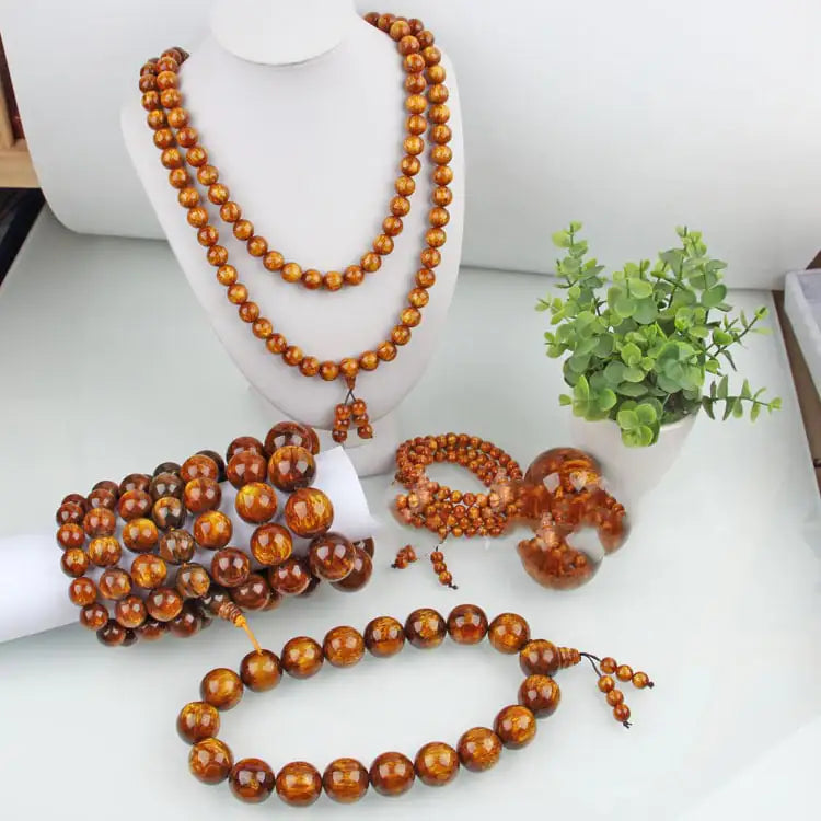 18 Handballs Rosary Beads Spiritual Elegance