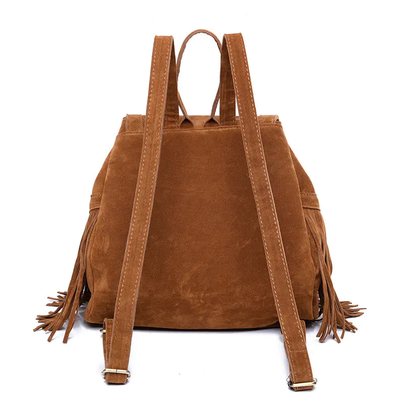 Women's Casual Plush Backpack