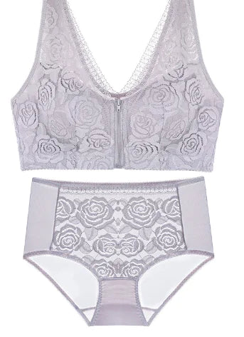 Charlotte Plus Size Wireless Bra and Panty Set (One Set)