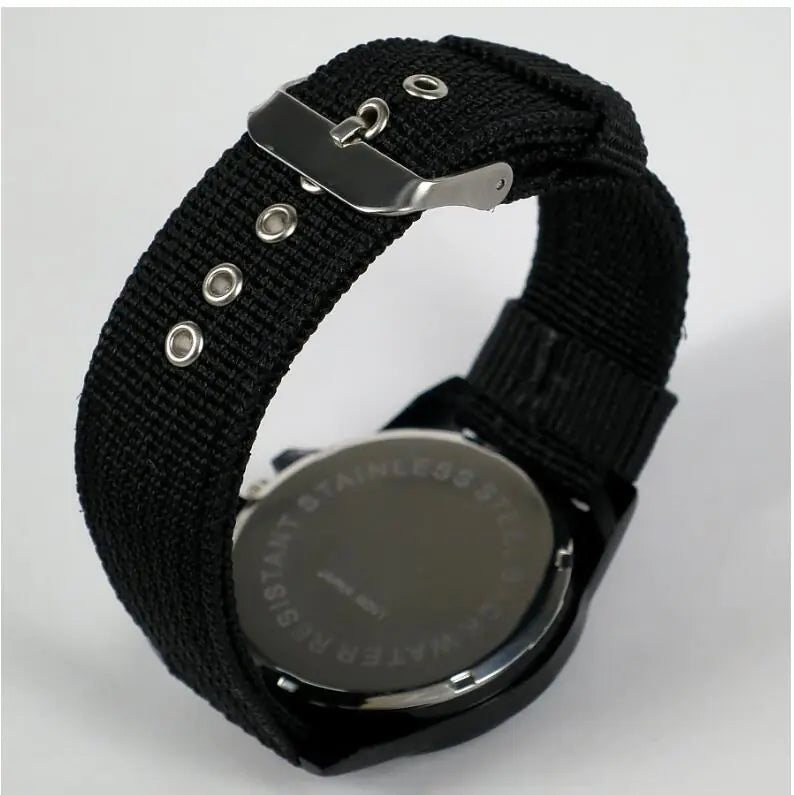 Sporty Woven Strap Watch