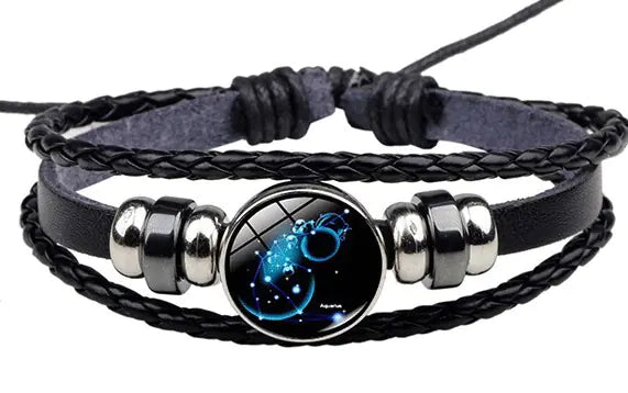 Zodiac Bracelet for Men and Women - Glow in the Dark